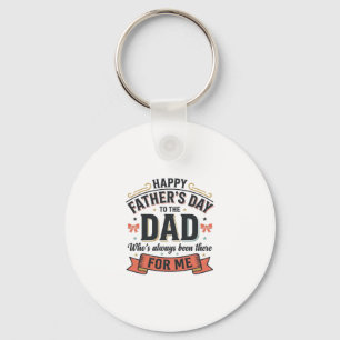 Happy Father’s Day Dad Vintage Typography  Key Ring