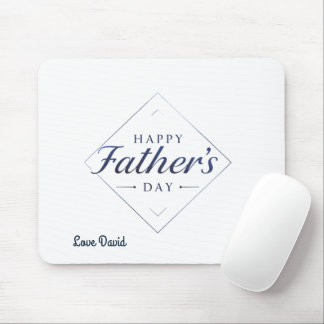 Happy Father’s Day Elegant Minimalist Mouse Pad
