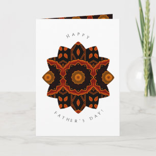 Happy Father’s Day Floral Seal Greeting Card