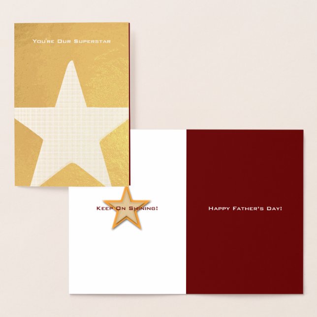 Happy Father’s Day Foil Card (Display)