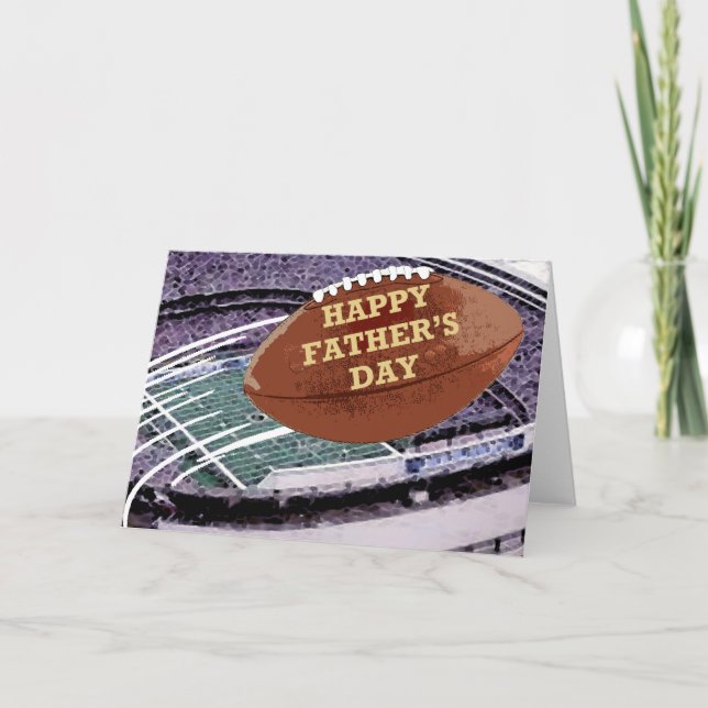 Happy Father’s Day – Football Card (Front)