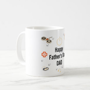 Happy Father’s Day Gamer Dad Quote Coffee Mug