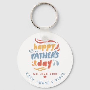Happy Father’s Day Personalised  Key Ring