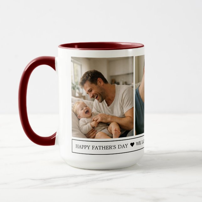 Happy Father’s Day Photo | Custom Dad Ever Mug (Left)
