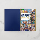 Happy Father's Day 17 Photo Collage Gold