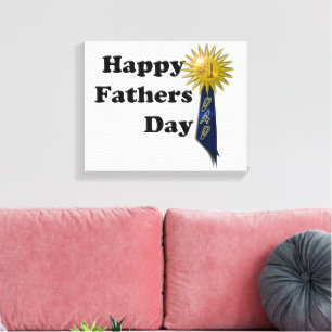 Happy Father's Day - #1 Dad Canvas Print