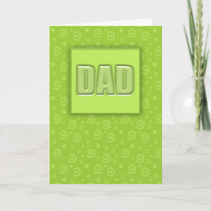 Happy Father's Day #1 (Lime) Card