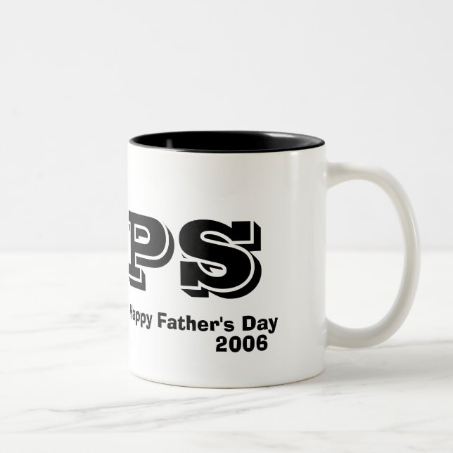 Happy Father's Day, 2006, POPS Two-Tone Coffee Mug (Right)