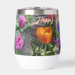 Happy Father's Day 2025 by RoseWrites Water Bottle