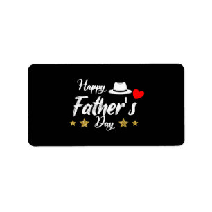 Happy Father's Day 2025 Tshirt for Men Dad Grandpa Label