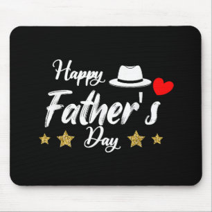 Happy Father's Day 2025 Tshirt for Men Dad Grandpa Mouse Mat