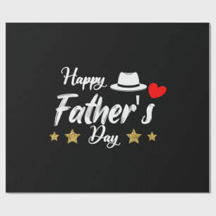 Happy Father's Day 2025 Tshirt for Men Dad Grandpa Wrapping Paper
