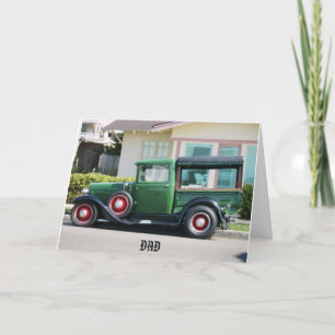 HAPPY FATHER'S DAY! Antique Truck, Card