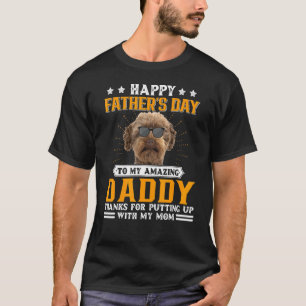 Happy Father's Day Australian Labradoodle Dog Dad  T-Shirt