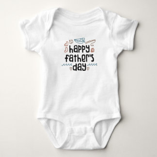 Happy Father's Day Baby Bodysuit