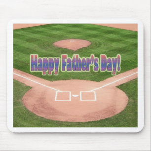 Happy Fathers Day Baseball Mouse Mat