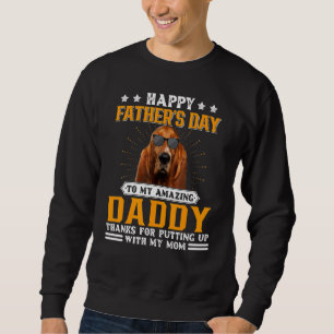 Happy Father's Day Basset Hound Dog Dad For Men Sweatshirt