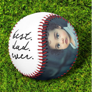 Happy Fathers Day Best Dad Ever Personalised Baseball