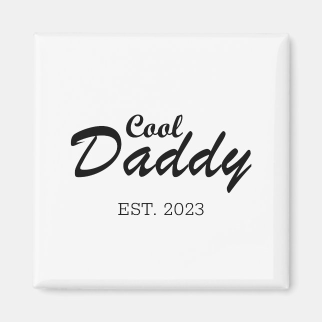 Happy fathers day best dad personalised gifts magnet (Front)