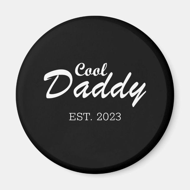 Happy fathers day best dad personalised gifts magnet (Front)