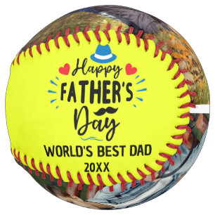 Happy Father's Day Best Dad   Personalised Photos Softball
