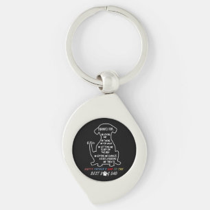 Happy Father's Day Best Dog Dad  Key Ring