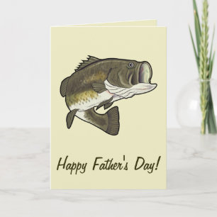 Happy Father's Day!: Big Mouth Bass Card
