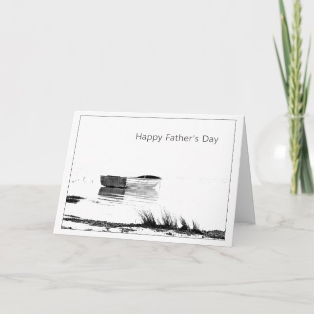 Happy Father's Day Boat Card (Front)