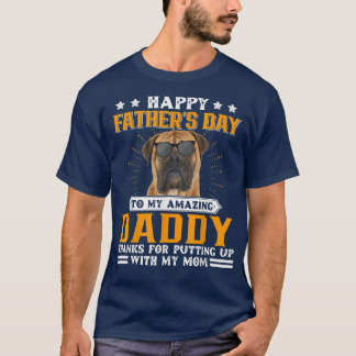 Happy Father's Day Bullmastiff Dog Dad Gifts For M T-Shirt
