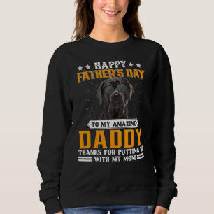 Happy Father's Day Cane Corso Dog Dad For Men Sweatshirt