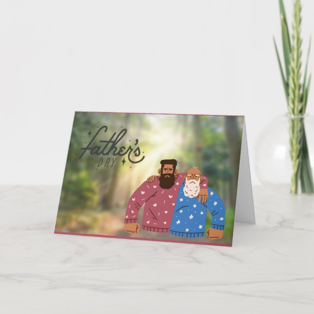 Happy Fathers Day Card (Front)