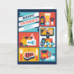 Happy Father's Day! Card<br><div class="desc">Only on Father's Day,  dad is allowed to do anything he feels like. Give him some inspiration with this card!</div>