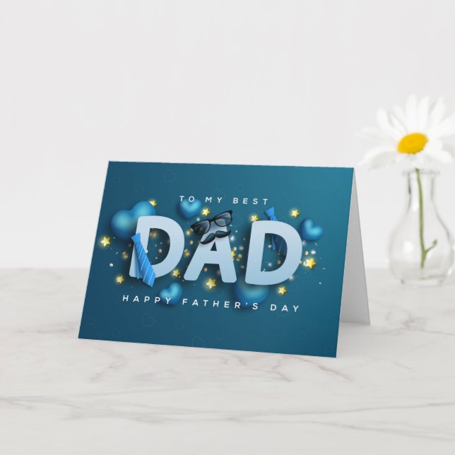 Happy Fathers Day Card (Small Plant)