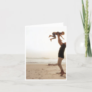 Happy Father's Day Card at the Beach