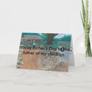 Happy Father's Day card for the father of my child