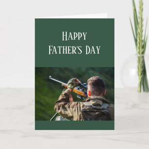 Happy Father's Day Cars Hunting Camouflage Card