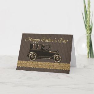 Happy Father's Day Classic car Card