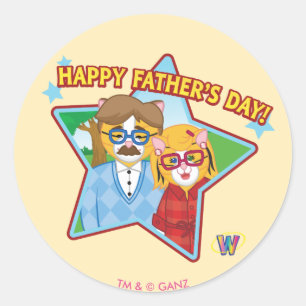 Happy Father's Day! Classic Round Sticker