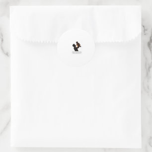 Happy Father's Day Classic Round Sticker