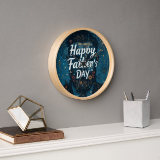 Happy Father's day Clock