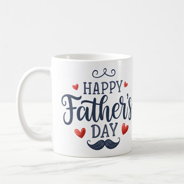 Happy Father's Day Coffee Mug (Left)