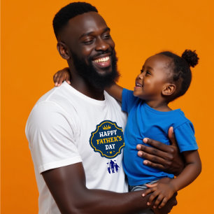 Happy Father's Day Crown & Kids - A Royal Tribute T-Shirt