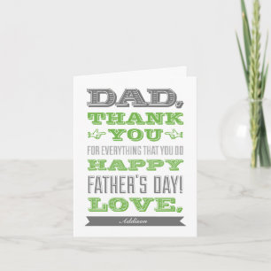 Happy Father's Day Custom Card