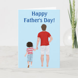 Happy Father's day Custom Child Holiday Card