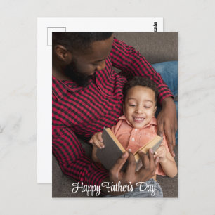 Happy Father's Day Custom Photo Postcard