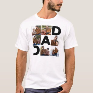 Happy Father's Day Custom Photo T-Shirt