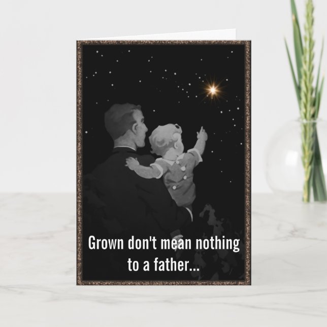 Happy Father's Day  Customisable Card (Front)