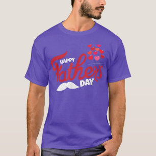 Happy Fathers Day Cute Dad Papa Daddy Pop Husband T-Shirt