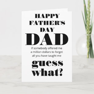 happy father's day dad card
