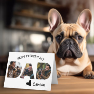 Happy Father's Day Dad From Dog Photo Template